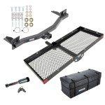 For 2018-2023 Chevy Traverse Trailer Hitch kit by: Reese For 2018-2023 Chevrolet Traverse Trailer Hitch Tow PKG w/ 48" x 20" Cargo Carrier + Cargo Bag + Hitch Lock By Reese Towpower