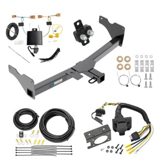 Custom Fit Trailer Hitch Wiring Harness (Plug & Play) Trailer Connector Adapter Brake Control Wiring Kit Circuit Breaker Installation Hardware Installation Instructions 84192 85343 20506 7012a 118811 Reese Trailer Hitch 7-Way RV Wiring 18-23 Volkswage Trailer Hitch w/ 7-Way RV Wiring For 18-23 Volkswagen Tiguan Class 3 2" Receiver All Models Reese