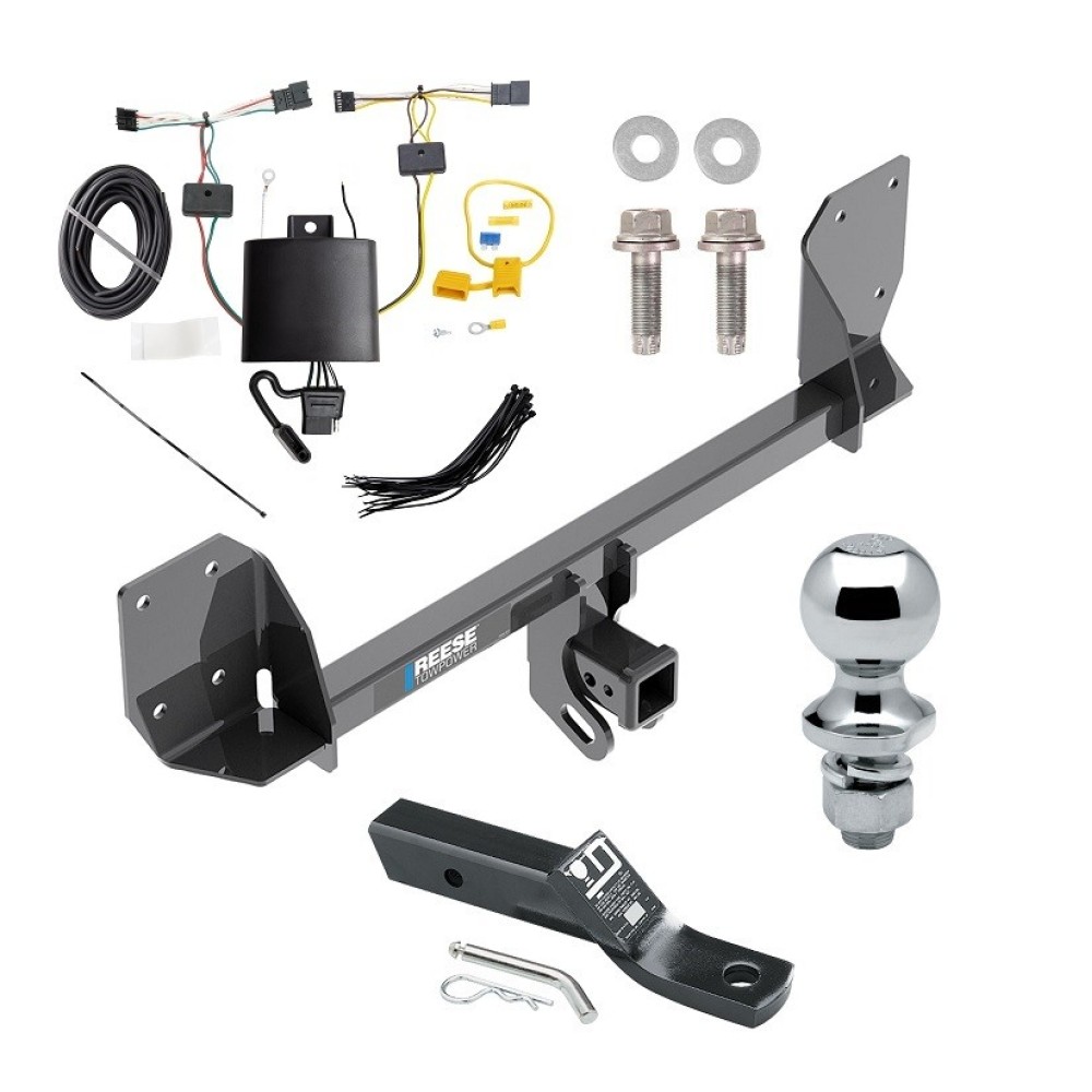 Custom Fit Trailer Hitch Wiring Harness (Plug & Play) 2" Drop Ball-Mount w/ Pin/Clip 1-7/8" Chrome Ball Installation Hardware Installation Instructions 84194 118773 23 63816 Reese Towpower Trailer Tow Hitch 18-23 Volvo XC60 2" Receiver Reese Trailer Tow Hitch For 18-24 Volvo XC60 2" Receiver Complete Package w/ Wiring and 1-7/8" Ball