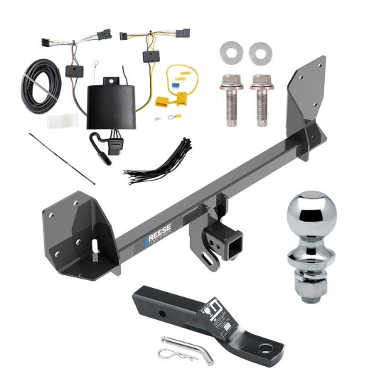 Custom Fit Trailer Hitch Wiring Harness (Plug & Play) 2" Drop Ball-Mount w/ Pin/Clip 1-7/8" Chrome Ball Installation Hardware Installation Instructions 84194 118773 23 63816 Reese Towpower Trailer Tow Hitch 18-23 Volvo XC60 2" Receiver Reese Trailer Tow Hitch For 18-24 Volvo XC60 2" Receiver Complete Package w/ Wiring and 1-7/8" Ball