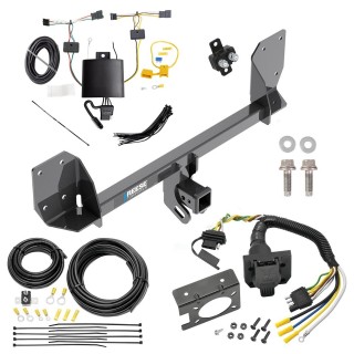 Custom Fit Trailer Hitch Wiring Harness (Plug & Play)Trailer Connector Adapter Brake Control Wiring Kit Circuit Breaker Installation Hardware Installation Instructions 84194 85343 20506 7012a 118773 Reese Towpower Trailer Hitch 7-Way RV Wiring 18-23 V Trailer Hitch w/ 7-Way RV Wiring For 18-24 Volvo XC60 Class 4 2" Receiver All Models Reese