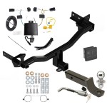 Custom Fit Trailer Hitch Wiring Harness (Plug & Play) 2" Drop Ball-Mount w/ Locking Pin/Clip 2" Chrome Ball Rubber Hitch Plug Cover Installation Hardware Installation Instructions 84199 118777 7005111 7010 Reese Towpower Trailer Tow Hitch 18 Reese Trailer Tow Hitch For 18-24 Alfa Romeo Stelvio Deluxe Package Wiring 2" Ball Mount and Lock