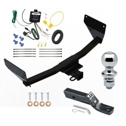 Reese Trailer Tow Hitch For 21-25 Lexus NX250 NX350 21-24 NX350h NX450h+ 2" Receiver Complete Package w/ Wiring and 1-7/8" Ball