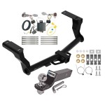 Custom Fit Trailer Hitch Wiring Harness (Plug & Play) 2" Drop Ball-Mount w/ Pin/Clip 2" Chrome Ball Installation Hardware Installation Instructions 84209 118744 21536 Reese Tow Package 18-22 Subaru Impreza Trailer Hitch Wiring 2" Drop M Tow Package For 18-24 Subaru Impreza Trailer Hitch w/ Wiring 2" Drop Mount 2" Ball 2" Receiver Reese