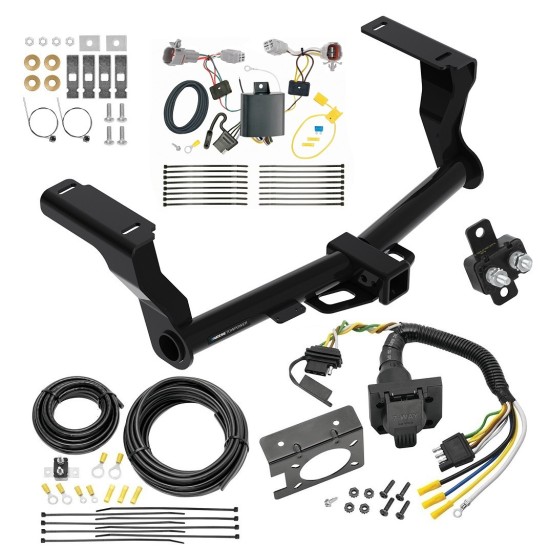 Custom Fit Trailer Hitch Wiring Harness (Plug & Play) Trailer Connector Adapter Brake Control Wiring Kit Circuit Breaker Installation Hardware Installation Instructions 84209 85343 20506 7012a 118744 Reese Trailer Hitch 7-Way RV Wiring 18-22 Subaru Im Trailer Hitch w/ 7-Way RV Wiring For 18-24 Subaru Impreza Class 3 2" Receiver Reese
