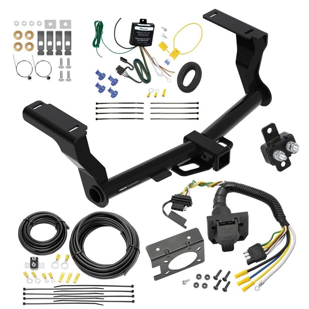 Trailer Hitch w/ 7-Way RV Wiring For 18-24 Subaru Crosstrek Hybrid Class 3 2" Receiver Reese Trailer Hitch w/ 7-Way RV Wiring For 18-24 Subaru Crosstrek Hybrid Class 3 2" Receiver Reese