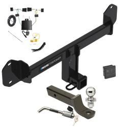 Reese Trailer Tow Hitch For 22-24 BMW X3 Deluxe Package Wiring 2" Ball Mount and Lock