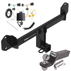 Reese Trailer Tow Hitch For 18-21 BMW X3 Complete Package w/ Wiring and 2" Ball