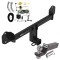 Reese Trailer Tow Hitch For 21-24 BMW X4 Complete Package w/ Wiring and 2" Ball