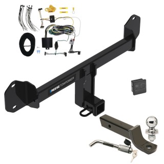 Reese Trailer Tow Hitch For 21-24 BMW X4 Deluxe Package Wiring 2" Ball Mount and Lock Reese Trailer Tow Hitch For 21-24 BMW X4 Deluxe Package Wiring 2" Ball Mount and Lock