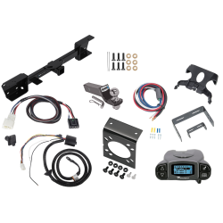 Trailer Hitch Tow Package Prodigy P3 Brake Control For 19-23 Subaru Ascent w/ 7-Way RV Wiring 2" Drop Mount 2" Ball Class 3 2" Receiver Reese Tekonsha Trailer Hitch Tow Package Prodigy P3 Brake Control For 19-23 Subaru Ascent w/ 7-Way RV Wiring 2" Drop Mount 2" Ball Class 3 2" Receiver Reese Tekonsha