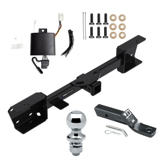 Custom Fit Trailer Hitch Wiring Harness (Plug & Play) 2" Drop Ball-Mount w/ Pin/Clip 1-7/8" Chrome Ball Installation Hardware Installation Instructions 84253 118790 23 63816 Reese Trailer Tow Hitch 19-22 Subaru Ascent 2" Receiver Comple Reese Trailer Tow Hitch For 19-24 Subaru Ascent 2" Receiver Complete Package w/ Wiring and 1-7/8" Ball