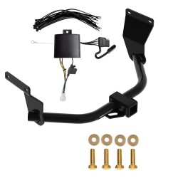 Trailer Hitch w/ Wiring For 19-24 Acura RDX With +12V Power Provision Class 3 2" Tow Receiver Reese Tekonsha