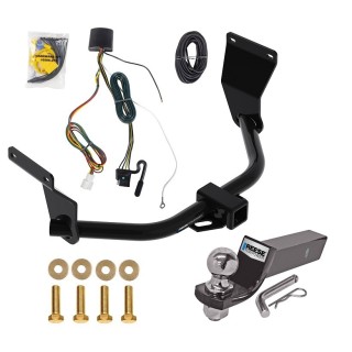 Custom Fit Trailer Hitch Wiring Harness (Plug & Play) 2" Drop Ball-Mount w/ Pin/Clip 2" Chrome Ball Installation Hardware Installation Instructions 84268 118804 21536 Reese Towpower Tow Package 19-22 Acura RDX Without +12V Power Provision Tr Tow Package For 19-24 Acura RDX Without +12V Power Provision Trailer Hitch w/ Wiring 2" Drop Mount 2" Ball 2" Receiver Reese
