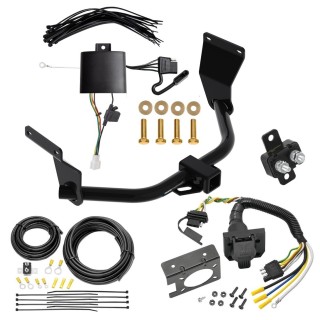 Custom Fit Trailer Hitch Wiring Harness (Plug & Play) Trailer Connector Adapter Brake Control Wiring Kit Circuit Breaker Installation Hardware Installation Instructions 84268 85343 20506 7012a 118800 Reese Trailer Hitch 7-Way RV Wiring 19-22 Acura RDX Trailer Hitch w/ 7-Way RV Wiring For 19-24 Acura RDX With +12V Power Provision Class 3 2" Receiver Reese