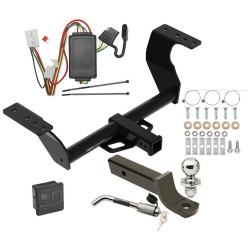 Reese Trailer Tow Hitch For 19-25 Subaru Forester Deluxe Package Wiring 2" Ball Mount and Lock Reese Trailer Tow Hitch For 19-25 Subaru Forester Deluxe Package Wiring 2" Ball Mount and Lock