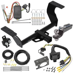 Trailer Hitch Tow Package w/ 7-Way RV Wiring For 19-25 Subaru Forester w/ 2" Drop Mount 2" Ball Class 3 2" Receiver All Models Reese Trailer Hitch Tow Package w/ 7-Way RV Wiring For 19-25 Subaru Forester w/ 2" Drop Mount 2" Ball Class 3 2" Receiver All Models Reese