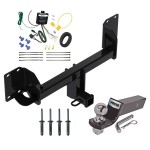 Custom Fit Trailer Hitch Wiring Harness (Requires Splicing) 2" Drop Ball-Mount w/ Pin/Clip 2" Chrome Ball Installation Hardware Installation Instructions 84288 119148 21536 Reese Towpower Trailer Tow Hitch 19-23 BMW X5 Except M Sport Package Co Reese Trailer Tow Hitch For 19-25 BMW X5 Except M Sport Package Complete Package w/ Wiring and 2" Ball