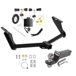 Custom Fit Trailer Hitch Wiring Harness (Plug & Play) 2" Drop Ball-Mount w/ Pin/Clip 2" Chrome Ball Installation Hardware Installation Instructions 84310 118786 21536 Reese Trailer Tow Hitch 20-23 Jeep Gladiator Complete Package Wiring and 2 Reese Trailer Tow Hitch For 20-24 Jeep Gladiator Complete Package w/ Wiring and 2" Ball