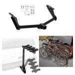 Custom Fit Trailer Hitch 4 Bike Carrier Installation Hardware Installation Instructions 84310 63124 Reese Trailer Hitch 4 Bike Rack 20-23 Jeep Gladiator Except Rubicon Approved Recreational Offroad Use Carrier Adult Woman or Child Bicycles Foldable 20 21 Trailer Hitch w/ 4 Bike Rack For 20-24 Jeep Gladiator Except Rubicon Approved for Recreational & Offroad Use Carrier for Adult Woman or Child Bicycles Foldable
