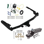 Custom Fit Trailer Hitch Wiring Harness (Requires Splicing) 2" Drop Ball-Mount w/ Pin/Clip 2" Chrome Ball Installation Hardware Installation Instructions 84336 119148 21536 Reese Trailer Tow Hitch 18-22 Lexus RX350L Complete Package Wiring and Reese Trailer Tow Hitch For 18-22 Lexus RX350L Complete Package w/ Wiring and 2" Ball