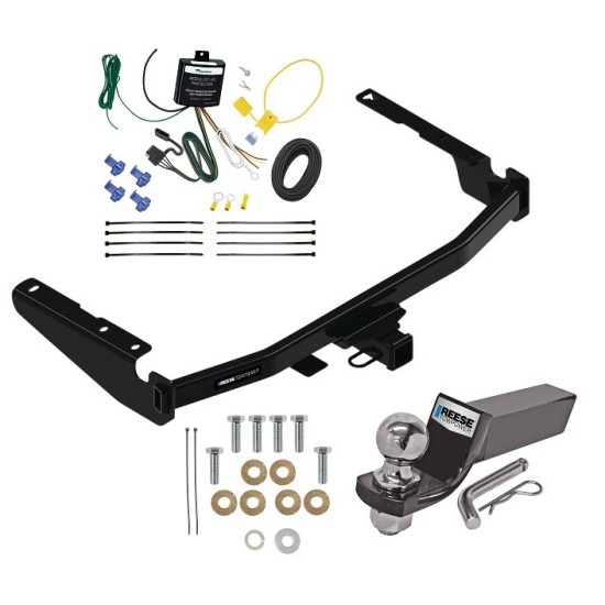Custom Fit Trailer Hitch Wiring Harness (Requires Splicing) 2" Drop Ball-Mount w/ Pin/Clip 2" Chrome Ball Installation Hardware Installation Instructions 84336 119148 21536 Reese Trailer Tow Hitch 18-22 Lexus RX350L Complete Package Wiring and Reese Trailer Tow Hitch For 18-22 Lexus RX350L Complete Package w/ Wiring and 2" Ball