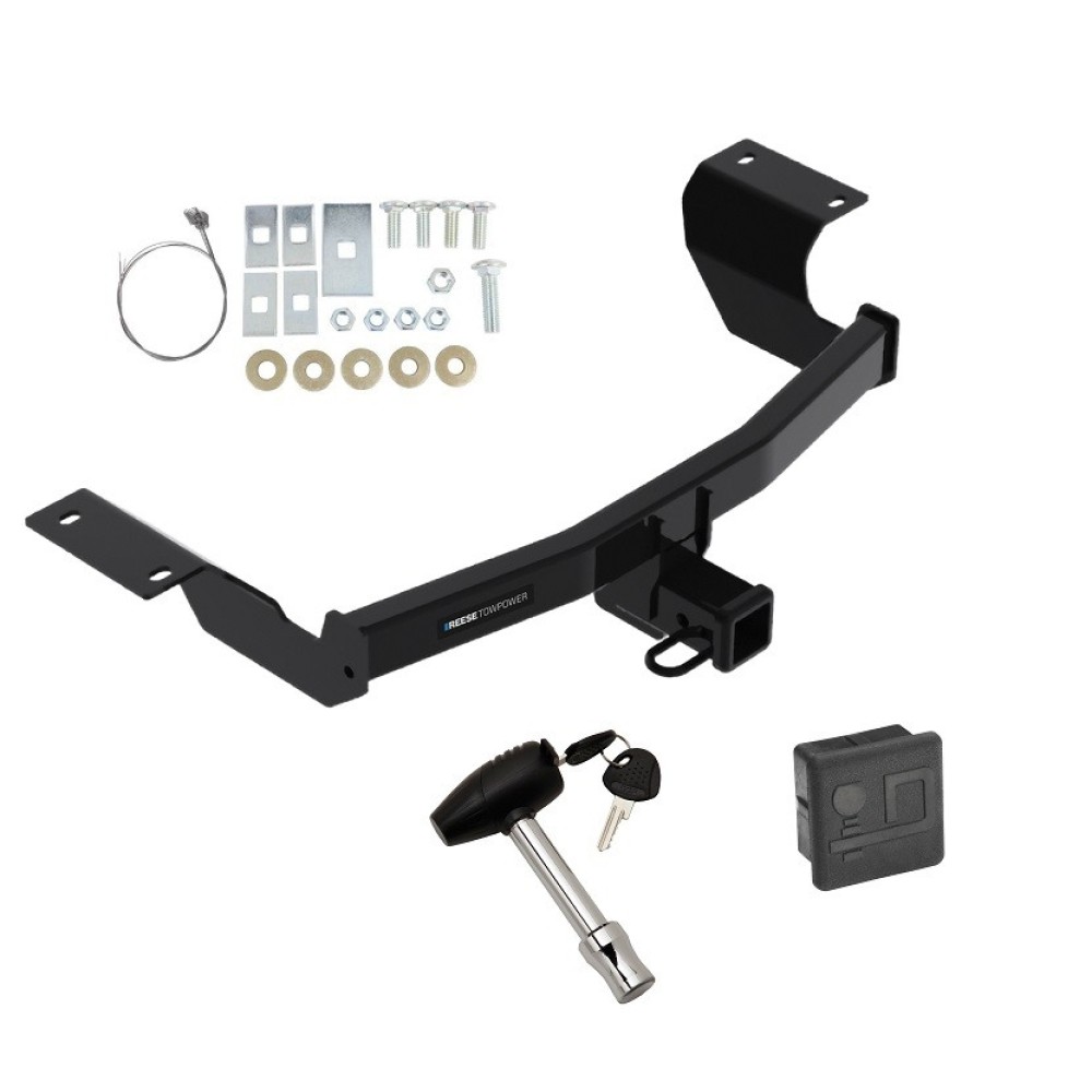 Custom Fit Front Mount Trailer Hitch Security Lock Pin & Key Rubber Hitch Plug Cover Installation Hardware Installation Instructions 84342 580407 7010 Reese Trailer Tow Hitch 17-23 Honda CR-V 2" Receiver Security Lock Pin Key 17 18 19 20 21 22 2 Reese Trailer Tow Hitch For 17-25 Honda CR-V 2" Receiver w/ Security Lock Pin Key