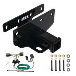 Trailer Hitch w/ Wiring For 07-17 Jeep Wrangler 2018 JK Except w/Right Hand Drive Class 3 2" Tow Receiver Reese Tekonsha Trailer Hitch w/ Wiring For 07-17 Jeep Wrangler 2018 JK Except w/Right Hand Drive Class 3 2" Tow Receiver Reese Tekonsha