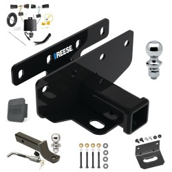 Ultimate Tow Package For 18-24 Jeep Wrangler JL Trailer Hitch w/ Wiring 2" Drop Mount Dual 2" and 1-7/8" Ball Lock Bracket Cover 2" Receiver Reese Ultimate Tow Package For 18-24 Jeep Wrangler JL Trailer Hitch w/ Wiring 2" Drop Mount Dual 2" and 1-7/8" Ball Lock Bracket Cover 2" Receiver Reese