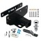 Reese Trailer Tow Hitch For 07-17 Jeep Wrangler 2018 JK Right Hand Drive Class 3 2" Receiver Complete Package w/ Wiring and 1-7/8" Ball