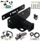 Custom Fit Trailer Hitch Wiring Harness (Plug & Play) 2" Drop Ball-Mount w/ Pin/Clip 2" Chrome Ball Trailer Connector Adapter Brake Control Wiring Kit Circuit Breaker Installation Hardware Installation Instructions 84382 85343 20506 7012a 11 Trailer Hitch Tow Package w/ 7-Way RV Wiring For 07-17 Jeep Wrangler 2018 JK Except w/Right Hand Drive w/ 2" Drop Mount 2" Ball Class 3 2" Receiver Reese