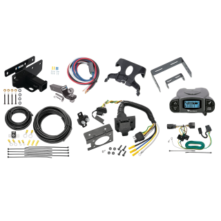 84382 85343 20506 7012a 118416 21536 90195 Reese Trailer Hitch Tow Package Prodigy P3 Brake Control 07-17 Jeep Wrangler 2018 Wrangler JK Except w/Right Hand Drive 7-Way RV Wiring 2" Drop Mount 2" Ball Class 3 2" Receiver Reese Tekonsha 07 0 Trailer Hitch Tow Package Prodigy P3 Brake Control For 07-17 Jeep Wrangler 2018 Wrangler JK Except w/Right Hand Drive w/ 7-Way RV Wiring 2" Drop Mount 2" Ball Class 3 2" Receiver Reese Tekonsha