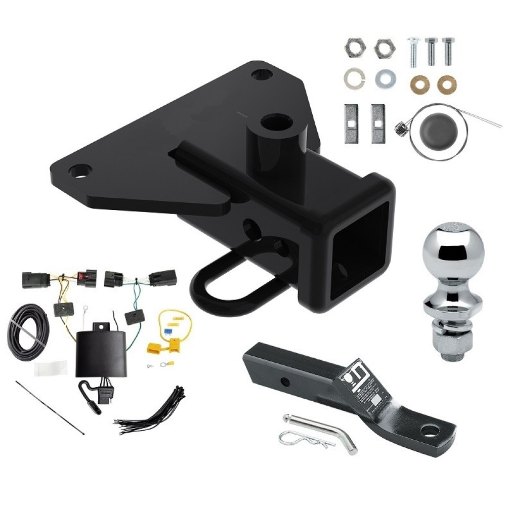 Custom Fit Trailer Hitch Wiring Harness (Plug & Play) 2" Drop Ball-Mount w/ Pin/Clip 1-7/8" Chrome Ball Installation Hardware Installation Instructions 84384 118786 23 63816 Reese Trailer Tow Hitch 20-23 Jeep Gladiator 2" Receiver Com Reese Trailer Tow Hitch For 20-25 Jeep Gladiator 2" Receiver Complete Package w/ Wiring and 1-7/8" Ball