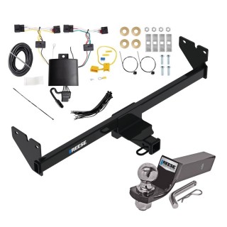 Reese Trailer Tow Hitch For 20-24 Volkswagen Atlas Cross Sport Complete Package w/ Wiring and 2" Ball Reese Trailer Tow Hitch For 20-24 Volkswagen Atlas Cross Sport Complete Package w/ Wiring and 2" Ball