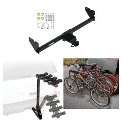 Trailer Hitch w/ 4 Bike Rack For 20-24 Volkswagen Atlas Cross Sport Approved for Recreational & Offroad Use Carrier for Adult Woman or Child Bicycles Foldable Trailer Hitch w/ 4 Bike Rack For 20-24 Volkswagen Atlas Cross Sport Approved for Recreational & Offroad Use Carrier for Adult Woman or Child Bicycles Foldable