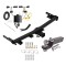 Custom Fit Trailer Hitch Wiring Harness (Plug & Play) 2" Drop Ball-Mount w/ Pin/Clip 2" Chrome Ball Installation Hardware Installation Instructions 84392 118779 21536 Reese Trailer Tow Hitch 19-23 Jeep Cherokee Trailhawk Complete Package Wir Reese Trailer Tow Hitch For 19-23 Jeep Cherokee Trailhawk Complete Package w/ Wiring and 2" Ball