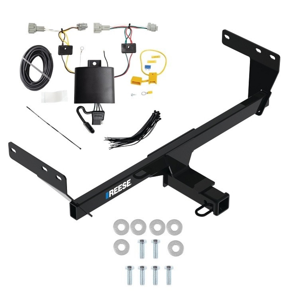 Reese Trailer Tow Hitch For 21-24 Nissan Rogue 2" Receiver Class 3 w/ Wiring Harness Kit Reese Trailer Tow Hitch For 21-24 Nissan Rogue 2" Receiver Class 3 w/ Wiring Harness Kit