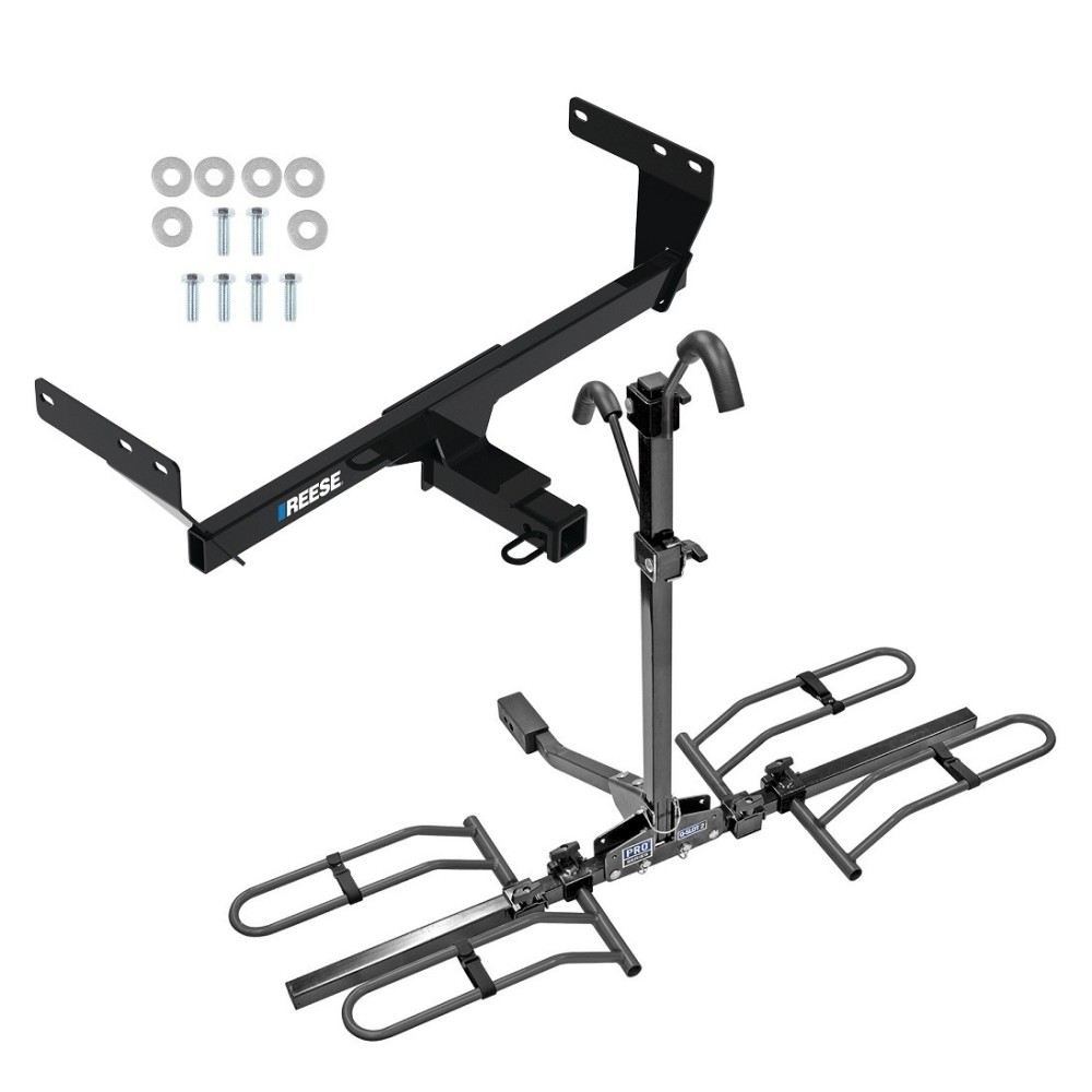 Reese Trailer Tow Hitch For 21-24 Nissan Rogue 2" Receiver Class 3 Platform Style 2 Bike Rack Reese Trailer Tow Hitch For 21-24 Nissan Rogue 2" Receiver Class 3 Platform Style 2 Bike Rack