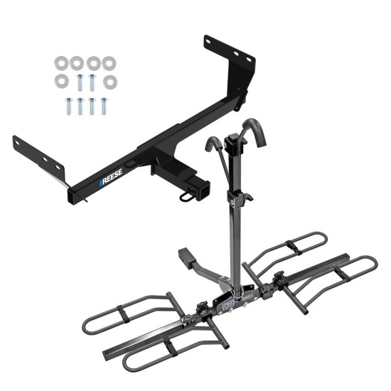 Reese Trailer Tow Hitch For 21-24 Nissan Rogue 2" Receiver Class 3 Platform Style 2 Bike Rack Reese Trailer Tow Hitch For 21-24 Nissan Rogue 2" Receiver Class 3 Platform Style 2 Bike Rack