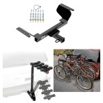 Trailer Hitch w/ 4 Bike Rack For 18-24 Chevrolet Equinox GMC Terrain Approved for Recreational & Offroad Use Carrier for Adult Woman or Child Bicycles Foldable Trailer Hitch w/ 4 Bike Rack For 18-24 Chevrolet Equinox GMC Terrain Approved for Recreational & Offroad Use Carrier for Adult Woman or Child Bicycles Foldable