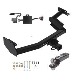 Tow Package For 20-22 Hyundai Palisade KIA Telluride Trailer Hitch w/ Wiring 2" Drop Mount 2" Ball 2" Receiver Reese Tow Package For 20-22 Hyundai Palisade KIA Telluride Trailer Hitch w/ Wiring 2" Drop Mount 2" Ball 2" Receiver Reese