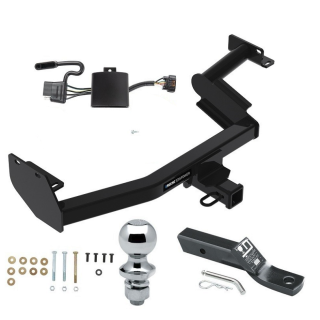 Custom Fit Trailer Hitch Wiring Harness (Plug & Play) 2" Drop Ball-Mount w/ Pin/Clip 1-7/8" Chrome Ball Installation Hardware Installation Instructions 84420 118784 23 63816 Reese Trailer Tow Hitch 20-22 Hyundai Palisade KIA Telluride 2" Reese Trailer Tow Hitch For 20-22 Hyundai Palisade KIA Telluride 2" Receiver Complete Package w/ Wiring and 1-7/8" Ball
