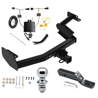 Custom Fit Trailer Hitch Wiring Harness (Plug & Play) 2" Drop Ball-Mount w/ Pin/Clip 1-7/8" Chrome Ball Installation Hardware Installation Instructions 84420 118881 23 24 63816 Reese Trailer Tow Hitch 2023 2024 Hyundai Palisade 2" Recei Reese Trailer Tow Hitch For 23-24 Hyundai Palisade 2" Receiver Complete Package w/ Wiring and 1-7/8" Ball