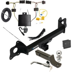 Reese Trailer Tow Hitch For 21-23 Tesla Y Deluxe Package Wiring 2" Ball Mount and Lock