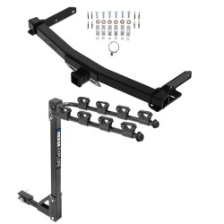 Reese Trailer Tow Hitch For 11-24 Dodge Durango Jeep Grand Cherokee w/Removable OEM Fascia 22-23 WK Tilt Away Arm Fold Down Carrier Reese Trailer Tow Hitch For 11-24 Dodge Durango Jeep Grand Cherokee w/Removable OEM Fascia 22-23 WK Tilt Away Arm Fold Down Carrier