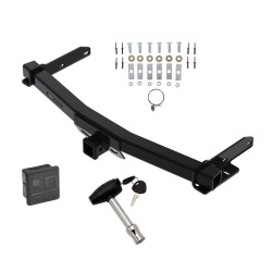 Reese Trailer Tow Hitch For 11-24 Dodge Durango Jeep Grand Cherokee w/Removable OEM Fascia 22-23 WK Old Body Style w/ Security Lock Pin Key Reese Trailer Tow Hitch For 11-24 Dodge Durango Jeep Grand Cherokee w/Removable OEM Fascia 22-23 WK Old Body Style w/ Security Lock Pin Key