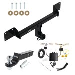 Custom Fit Trailer Hitch Wiring Harness (Plug & Play) 2" Drop Ball-Mount w/ Pin/Clip 2" Chrome Ball Installation Hardware Installation Instructions 84436 118836 21536 Reese Trailer Tow Hitch 21-23 Bronco Sport Complete Package Wiring and 2& Reese Trailer Tow Hitch For 21-23 Ford Bronco Sport Complete Package w/ Wiring and 2" Ball