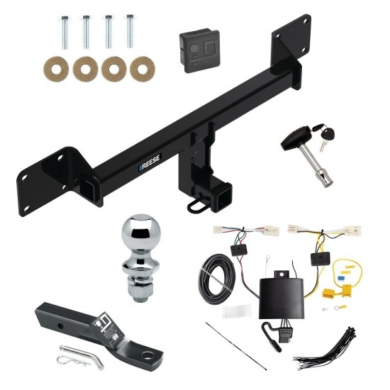 Reese Trailer Tow Hitch For 22-24 Ford Bronco Sport Deluxe Package Wiring 2" Ball and Lock Reese Trailer Tow Hitch For 22-24 Ford Bronco Sport Deluxe Package Wiring 2" Ball and Lock