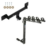 Custom Fit Trailer Hitch 4 Bike Carrier Installation Hardware Installation Instructions 84436 1393100G Reese Trailer Tow Hitch 21-23 Bronco Sport Tilt Away Adult or Child Arms Fold Down Carrier 21 22 23 2021 Reese Trailer Tow Hitch For 21-23 Ford Bronco Sport Tilt Away Adult or Child Arms Fold Down Carrier