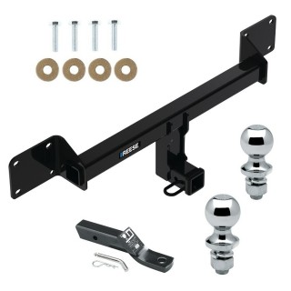 Custom Fit Trailer Hitch 2" Drop Ball-Mount w/ Pin/Clip 1-7/8" and 2" Chrome Ball Installation Hardware Installation Instructions 84436 21536 63816 Reese Trailer Tow Hitch 22-23 Bronco Sport Class 3 2" Receiver 1-7/8" and 2" Reese Trailer Tow Hitch For 22-23 Ford Bronco Sport Class 3 2" Receiver w/ 1-7/8" and 2" Ball